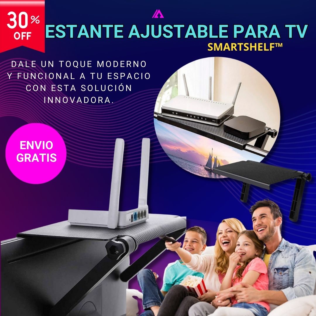 Estante Ajustable para TV - SmartShelf™ 📺✨