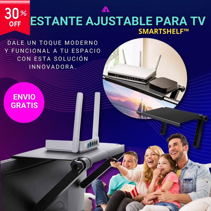 Estante Ajustable para TV - SmartShelf™ 📺✨