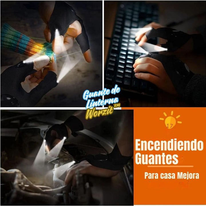 Guante de Linterna Worzit™ - Luz en Tus Manos 💡🛠️