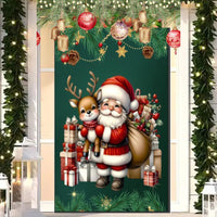 Funda Navideña Decorativa para Puerta - Holiday Door™ 🎅🎄