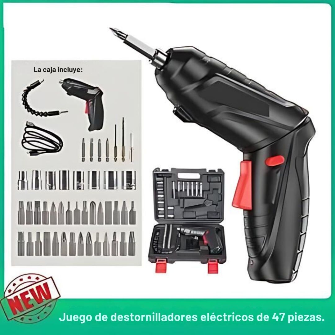 PowerFix™ Pro -  KIT Mini Destornillador Eléctrico 🛠️⚡
