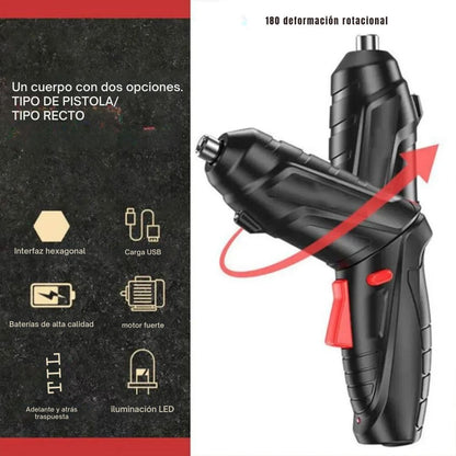 PowerFix™ Pro -  KIT Mini Destornillador Eléctrico 🛠️⚡