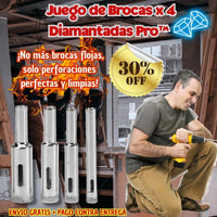 Juego de Brocas Diamantadas Pro™ x 4 🛠️🔧