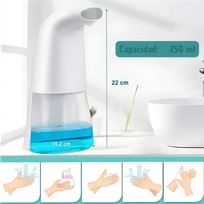 Dispensador Automático Sensorial – Higiene Sin Contacto x 250 ml ✨🧼