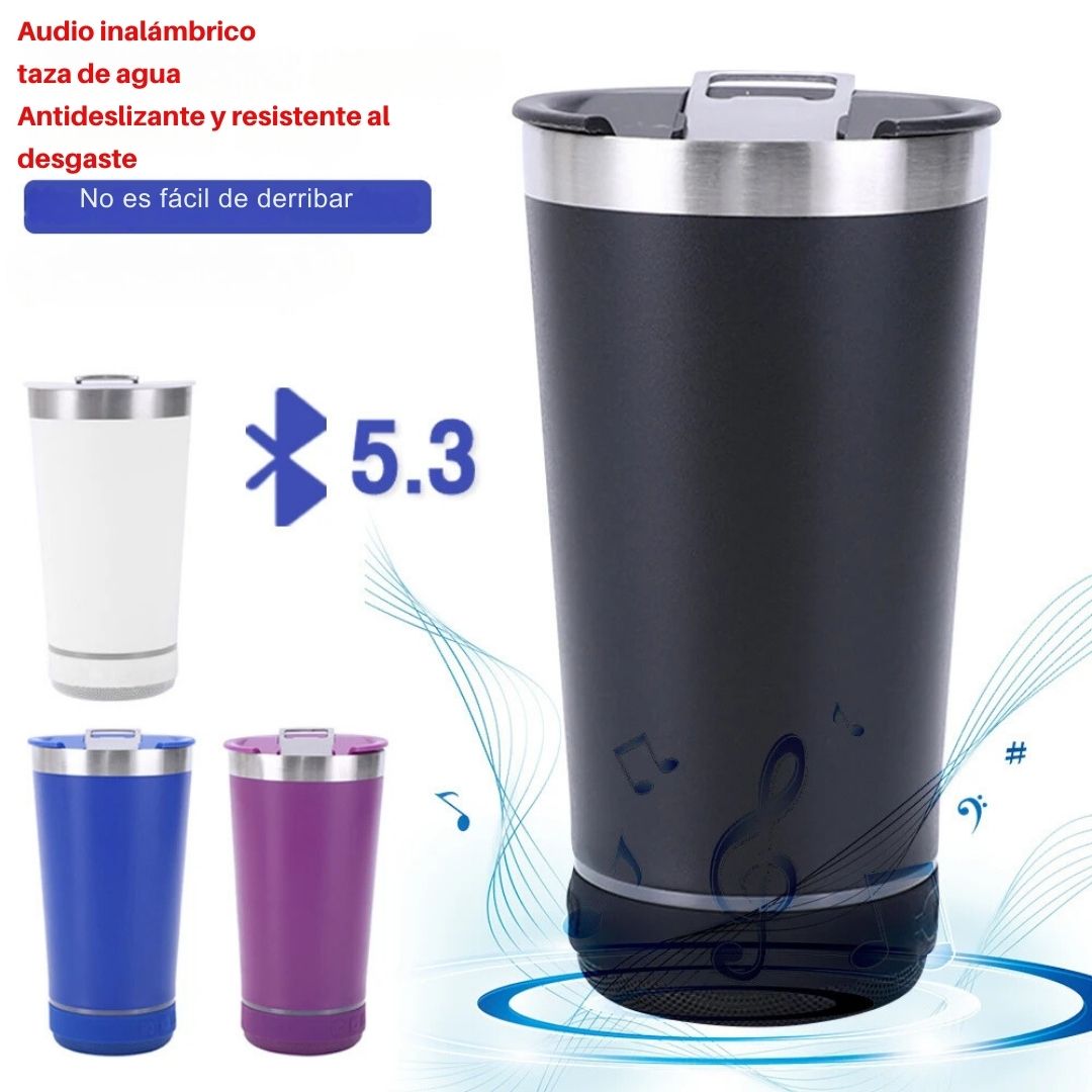 Vaso Térmico Bluetooth Music Pro™ 🎶☕