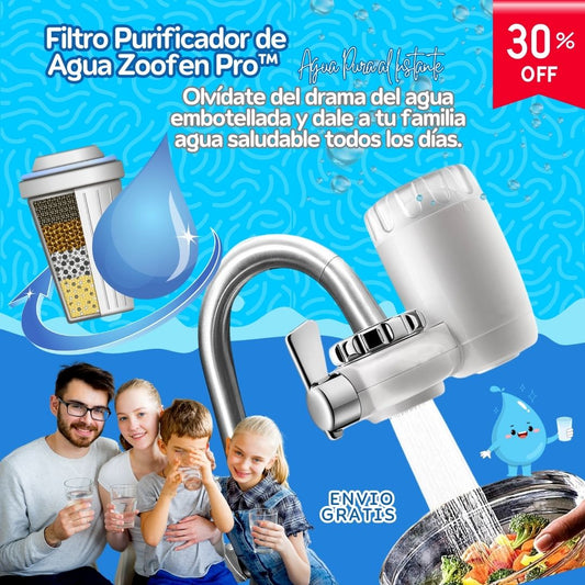 💧 Filtro Purificador de Agua Zoofen Pro™ - Agua Pura al Instante 🚰