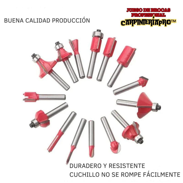 Juego de Brocas  Profesional - CarpinteríaPro™ 🪚🔧