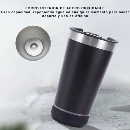 Vaso Térmico Bluetooth Music Pro™ 🎶☕