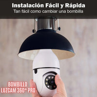 "Bombillo LuzCam 360° Pro" Camara Bombillo