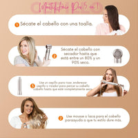 "MultiHair Pro 5 en 1" cepillo para cabello 5 en 1