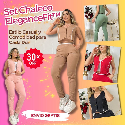🧥 Set Chaleco EleganceFit™ - Estilo Casual y Comodidad para Cada Día ✨