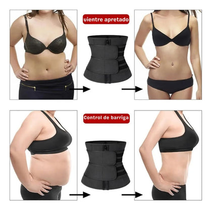 Combo Faja Doble Cierre + Gel Reductor – Silueta Definida x 250 ml 🔥👗