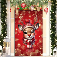 Funda Navideña Decorativa para Puerta - Holiday Door™ 🎅🎄