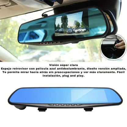 Cámara Espejo DVR 360° – SafeDrive Pro™ 🚗🔒