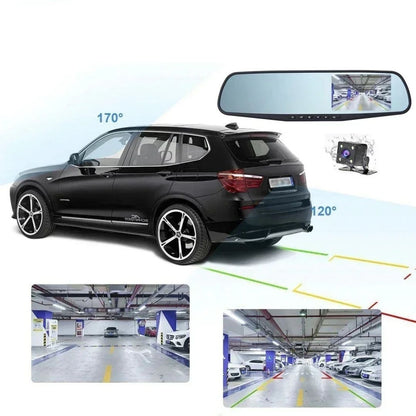 Cámara Espejo DVR 360° – SafeDrive Pro™ 🚗🔒