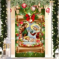 Funda Navideña Decorativa para Puerta - Holiday Door™ 🎅🎄