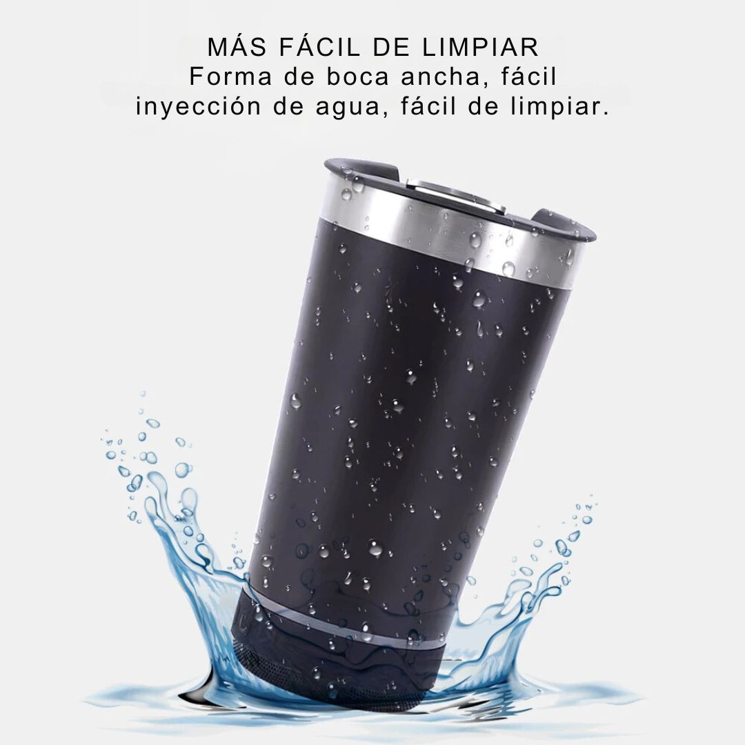 Vaso Térmico Bluetooth Music Pro™ 🎶☕