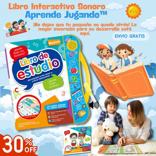 📖 Libro Interactivo Sonoro - Aprende Jugando™ 🎶👦👧