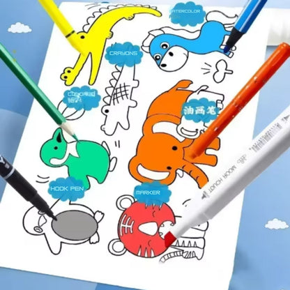 🎨 Rollo de Papel Adhesivo para Colorear - ColorFun Pro™ 🖌️🖍️