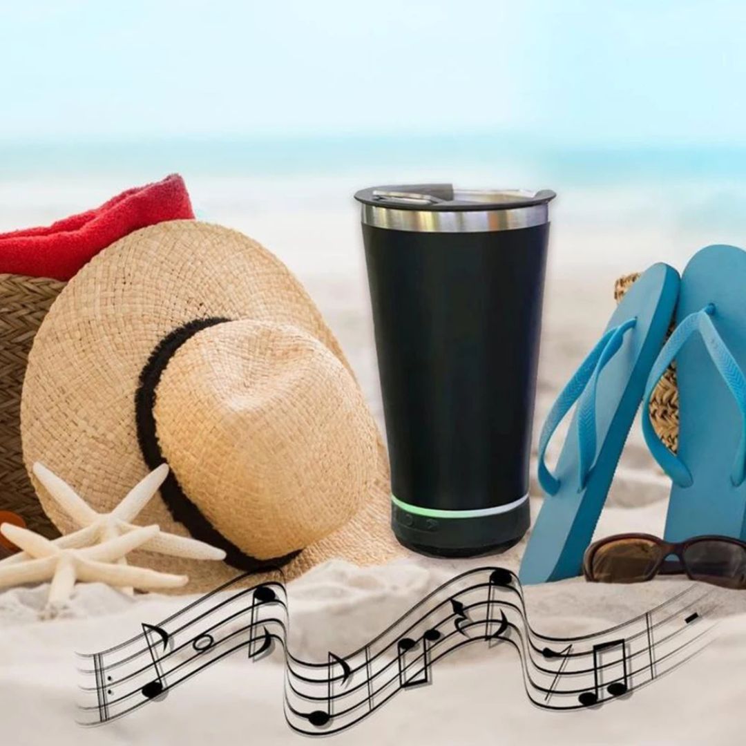 Vaso Térmico Bluetooth Music Pro™ 🎶☕
