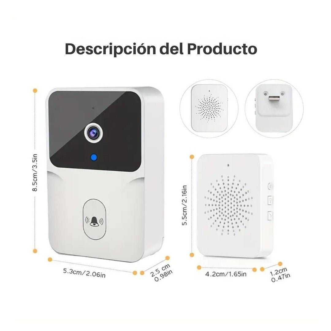 Cámara Timbre Inalámbrico A06130 – Seguridad Inteligente para tu Hogar 📲🔔