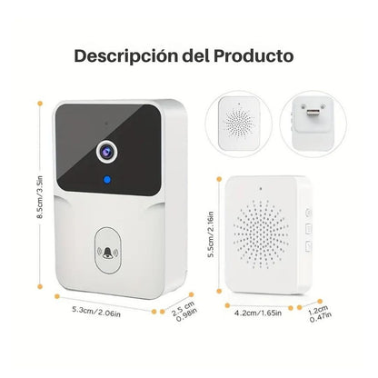 Cámara Timbre Inalámbrico A06130 – Seguridad Inteligente para tu Hogar 📲🔔