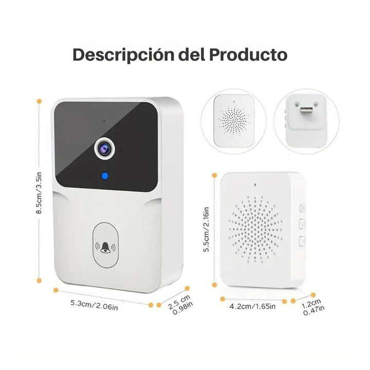 Cámara Timbre Inalámbrico A06130 – Seguridad Inteligente para tu Hogar 📲🔔