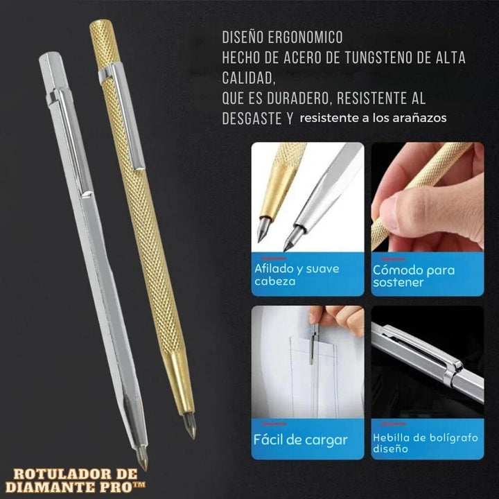 Rotulador de Diamante Pro™ ✨🖊️