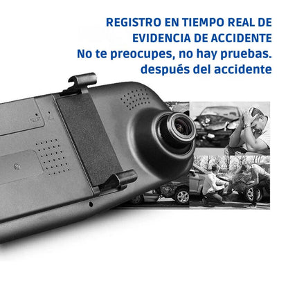 Cámara Espejo DVR 360° – SafeDrive Pro™ 🚗🔒