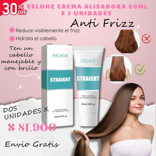 EELOHE CREMA ALISADORA 60ML x 2 UND ✨💇‍♀️