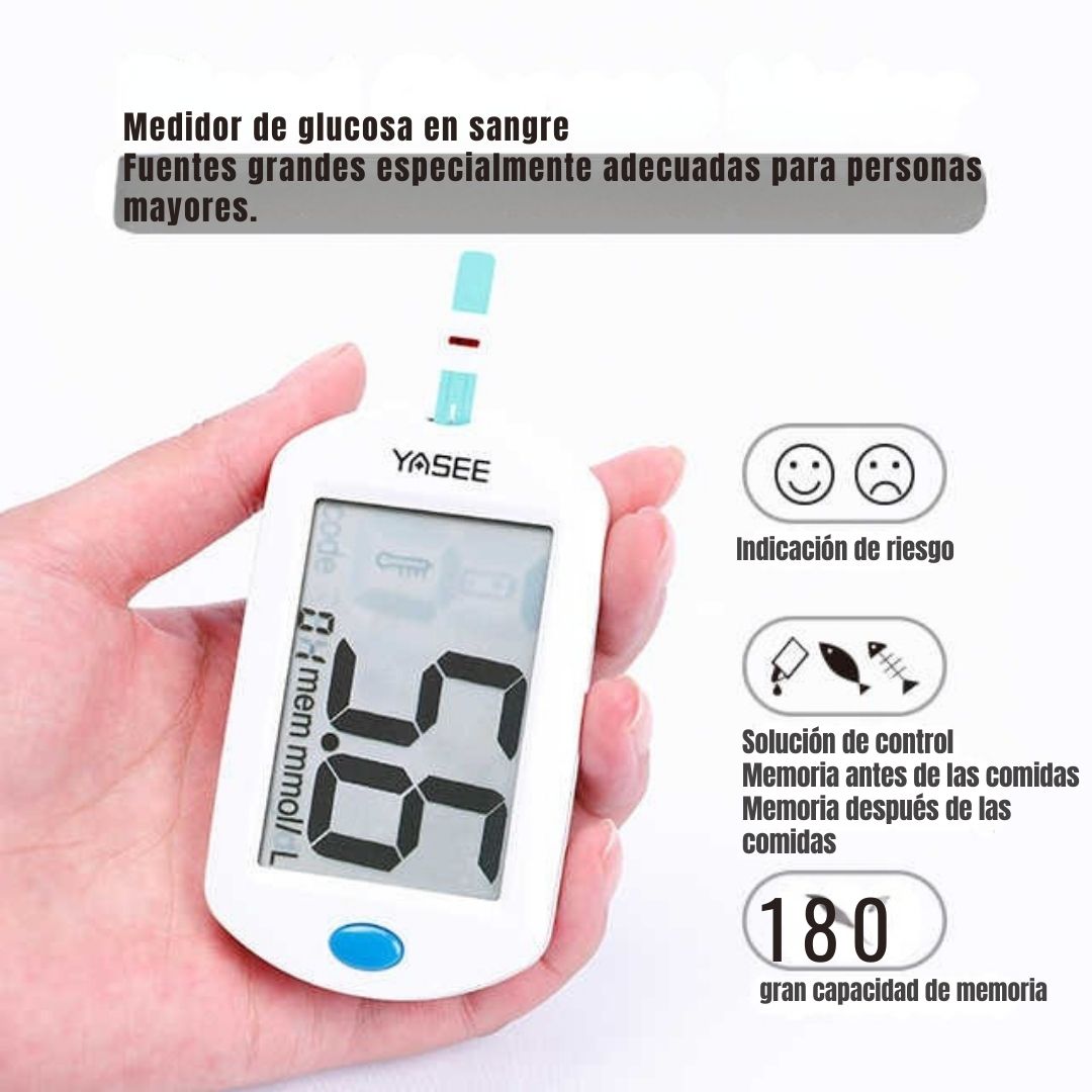 Glucómetro Digital SmartCheck™ 🩺📊
