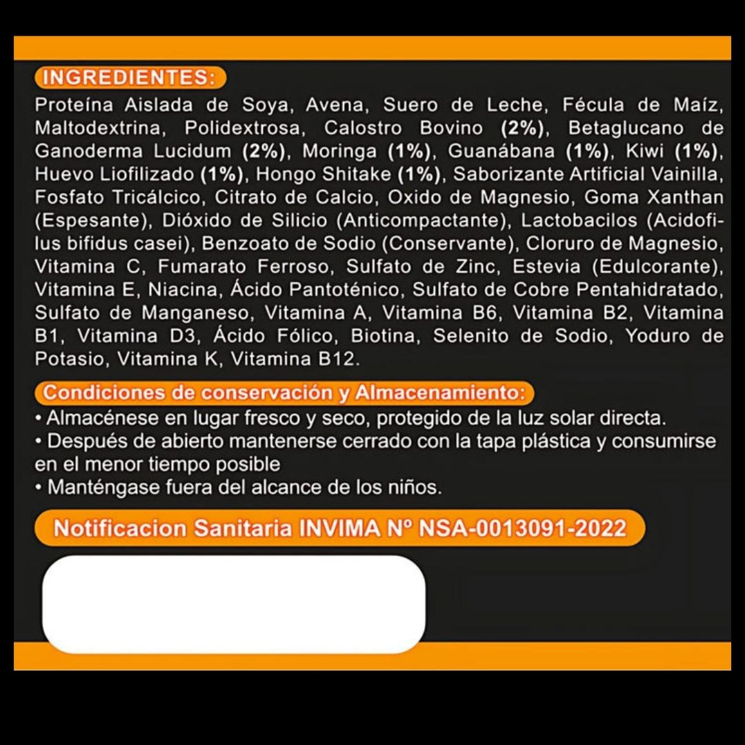 🔥 Suplemento Nutritivo con Calostro Bovino 500g – VitalBov™ 🥛✨