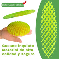 Gusano Sensorial Antiestrés - RelaxWorm™ 🧠🐛