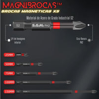 MagniBrocas™ Brocas Magneticas X5