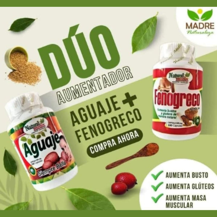 Kit Aguaje & Fenogreco – Belleza Natural 🌿✨