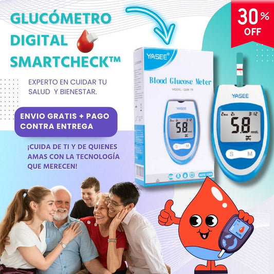 Glucómetro Digital SmartCheck™ 🩺📊