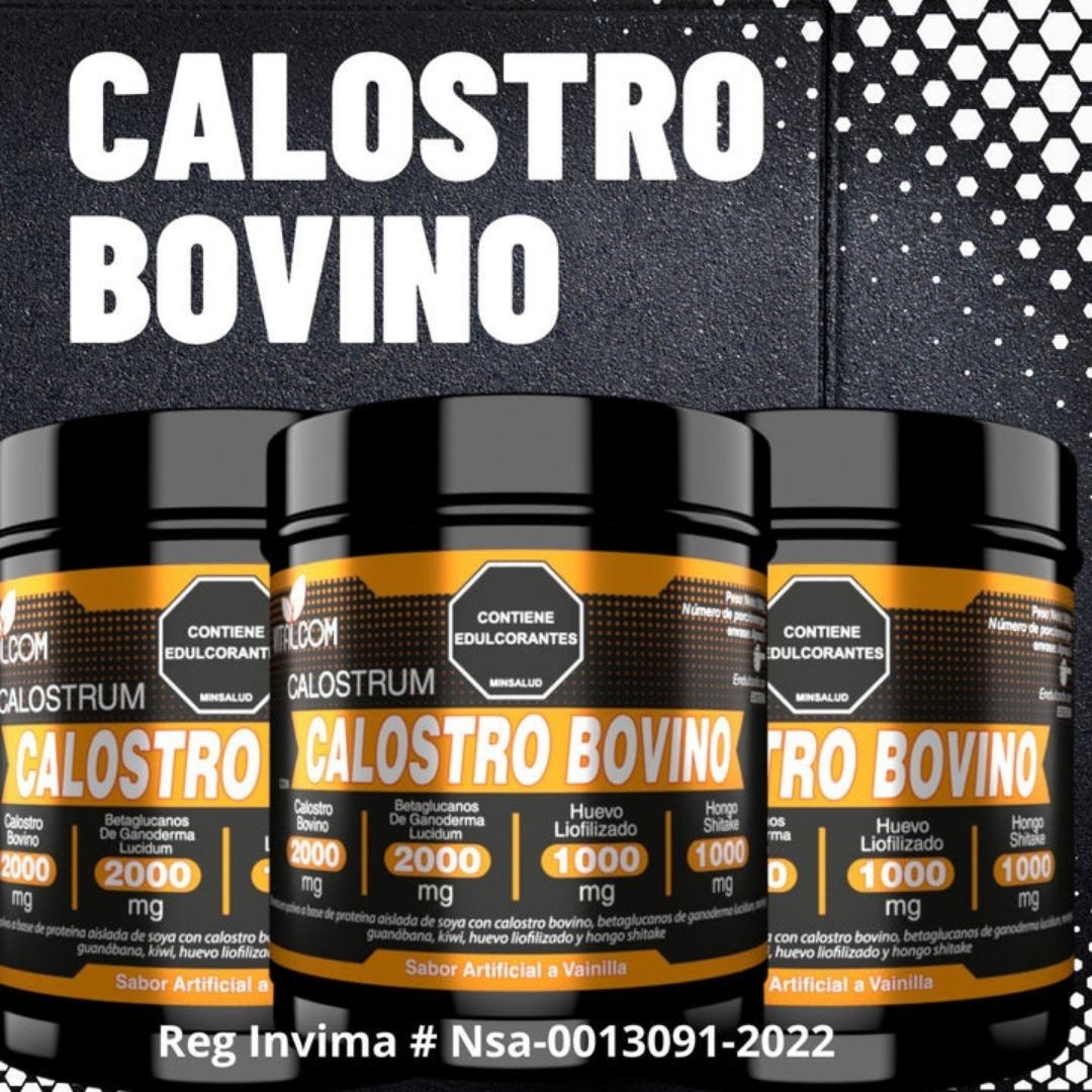 🔥 Suplemento Nutritivo con Calostro Bovino 500g – VitalBov™ 🥛✨