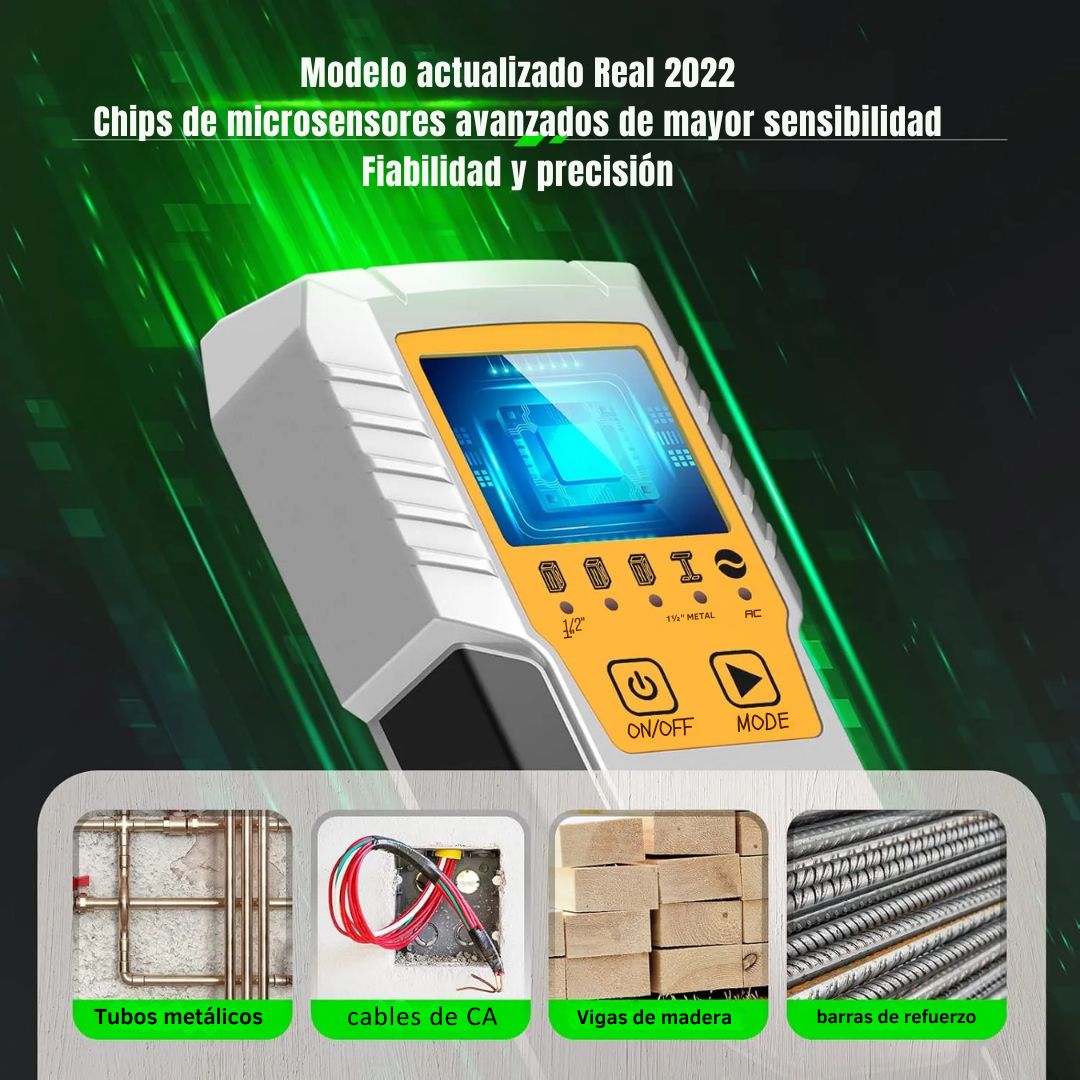 🔎 Detector de Pernos 5 en 1 - SmartScan Pro™ 🏗️📏
