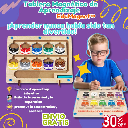 Tablero Magnético de Aprendizaje - EduMagnet™ 🎨🔢