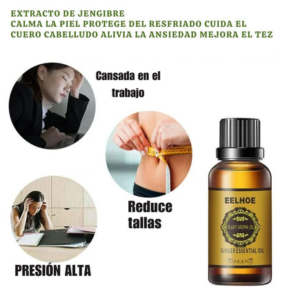 🧴 Aceite Esencial de Jengibre - Relax & Care™ 🌿✨
