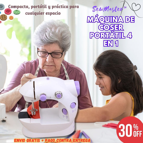 Máquina de Coser Portátil 4 en 1 - SewMaster™ ✂️🧵