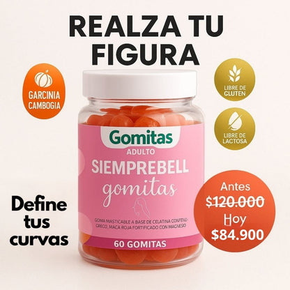 BBL Gummies – Suplemento Natural con Aguaje, Fenogreco y Maca Roja 🍇🌿
