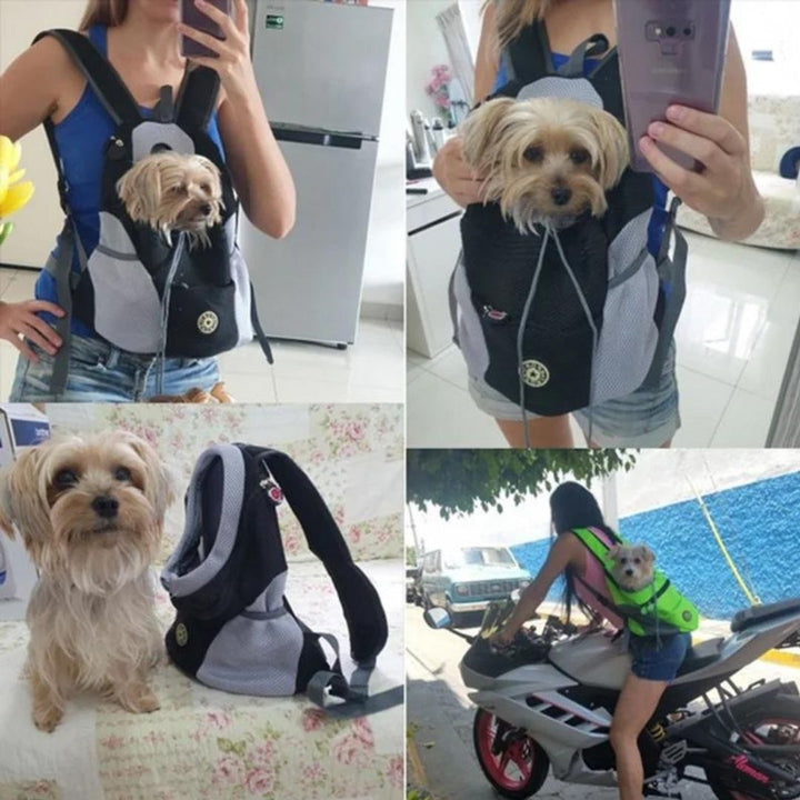 Mochila de Malla Transpirable para Mascotas - TravelPaws™ 🐾👜