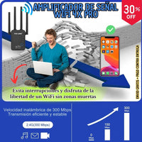 "Amplificador de Señal WiFi 4X Pro™ 📶💻"