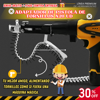 Adaptador De Pistola De Tornillos X20 Ud 🔩🛠️