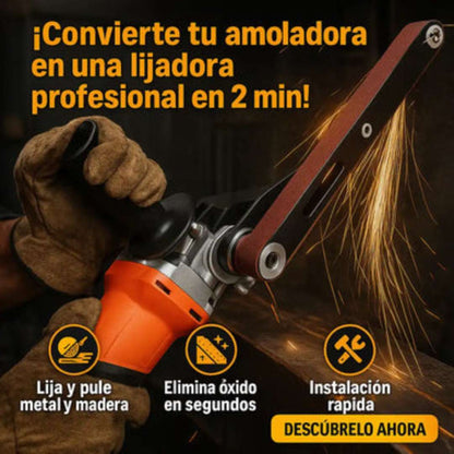 🛠️ Adaptador de Lija para Amoladora – Convierte tu pulidora en lijadora pro 💪