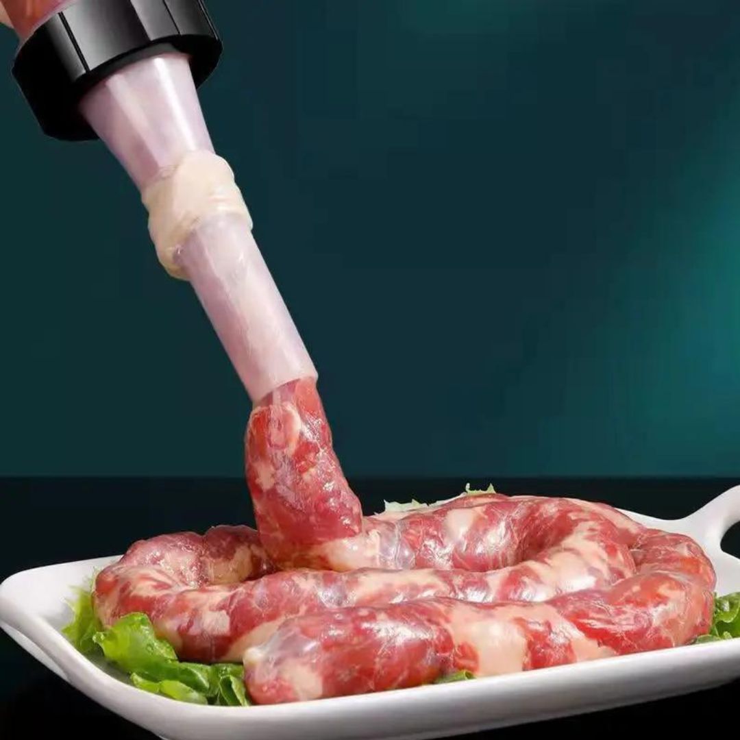 Embutidora de Salchichas 3 en 1 - SazónPerfect™  🍖🌭