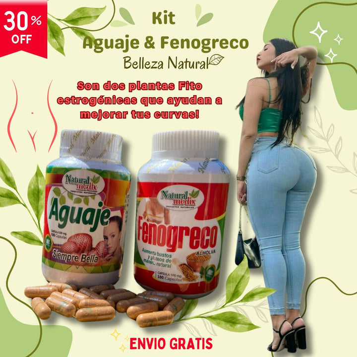 Kit Aguaje & Fenogreco – Belleza Natural 🌿✨