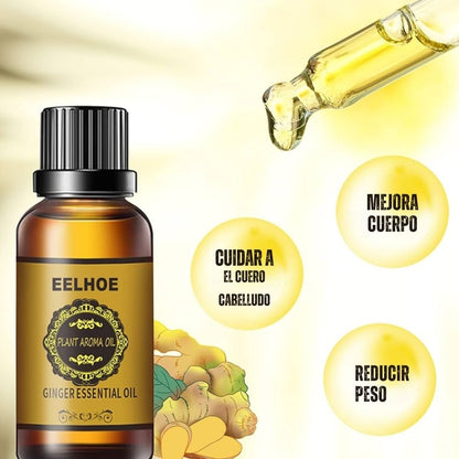 🧴 Aceite Esencial de Jengibre - Relax & Care™ 🌿✨