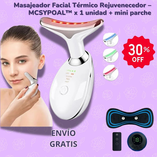 Masajeador Facial Térmico Rejuvenecedor – MCSYPOAL™ x 1 unidad 💆‍♂️🌟